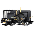 Thyme & Table 32-Piece Cookware & Bakeware Non - Stick Set, Black