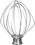6 - Wire Whip Attachment Fits KitchenAid Tilt - Head Stand Mixer Replace K45ww Stainless Steel Egg Heavy Cream Beater Cakes Mayonnaise Whisk