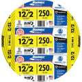 Southwire 25' 12 - 2 NM W/G Indoor Wire - Yellow - Building Wire 28828255