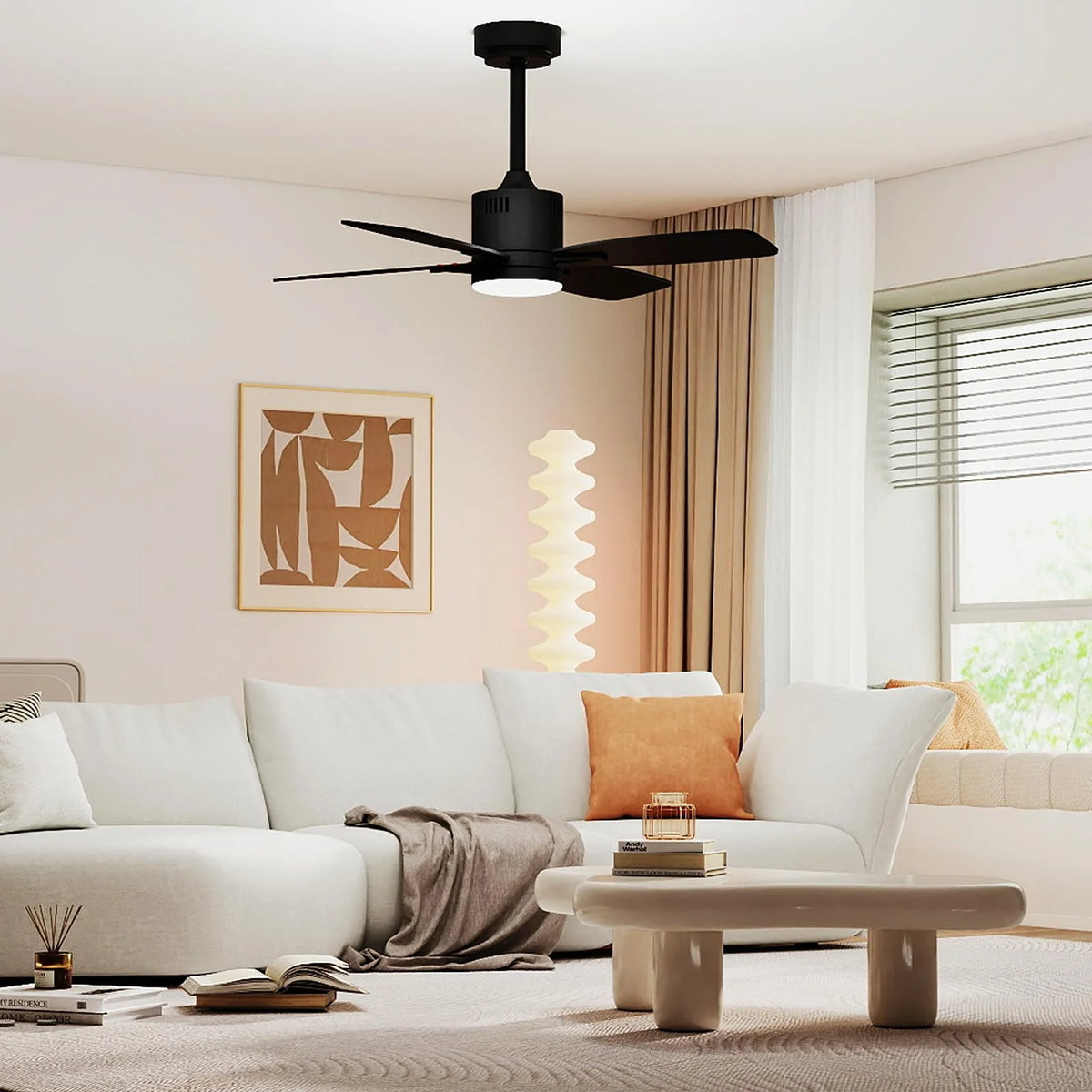Tangkula 42” Ceiling Fan with Light and Remote