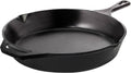 Utopia Kitchen - Saute Fry Pan - Chefs Pan, Pre - Seasoned Cast Iron Skillet - Nonstick Frying Pan 10.25 inch - Safe Grill Cookware for Indoor &