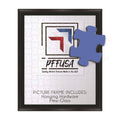 Puzzle Frame | Picture Frame | Poster Frame | 1.25 inch Black MDF Frame | Plexi Glass and Hanging Hardware Included (11.7x15.6)