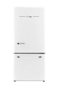 Unique Appliances UGP-510L AC Classic Retro 30 inch Wide 17.7 Cu. ft. Energy Star Certified Bottom Freezer Refrigerator with Wine Rack