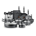T - Fal Easy Care Nonstick Cookware, 20 Piece Set, Grey