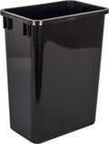 Hardware Resources Replacement Waste Container, 35qt, Black