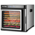 Ostba Appliance Ostba Food Dehydrator Machine, 9 Stainless Steel Trays Dehydrators for Food and Jerky, Herbs, Veggies, Fruits, Adjustable Temperature