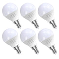 GOSCHE 6 Pack Bright Ceiling Fan Light Bulbs, 60 Watt Equivalent, Daylight 5000K, E12 LED Bulb, A15 Shape Candelabra Base Chandelier Light Bulb